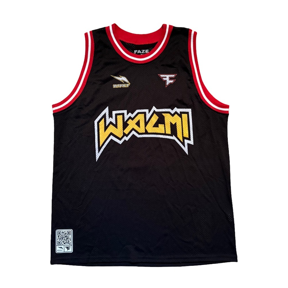 Faze x RTFKT Limited Edition Basketball Jersey Black Size XL